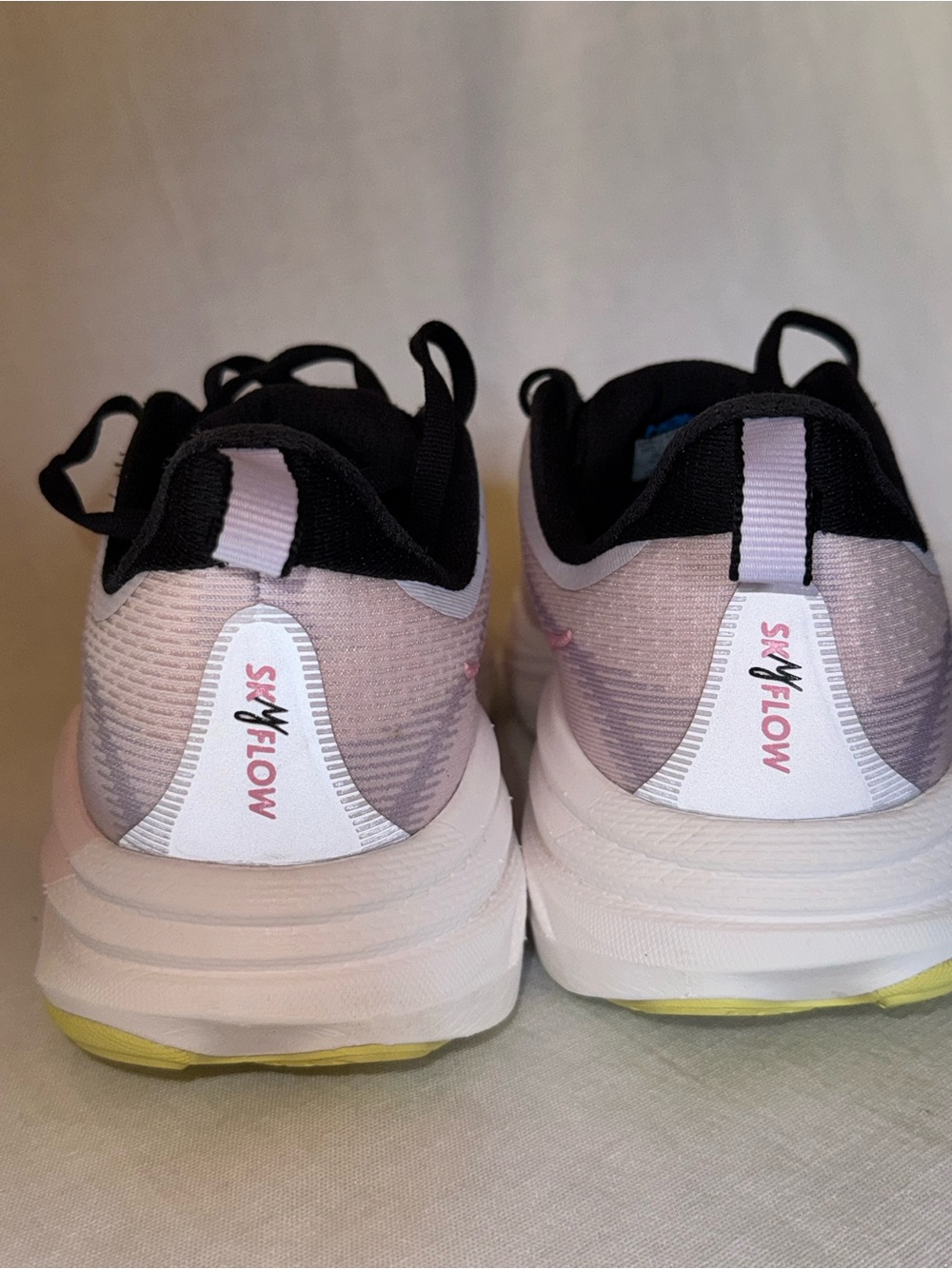 HOKA Skyflow Wide Running Shoes Women’s 9D Pink Starlight Glow - Picture 5 of 7